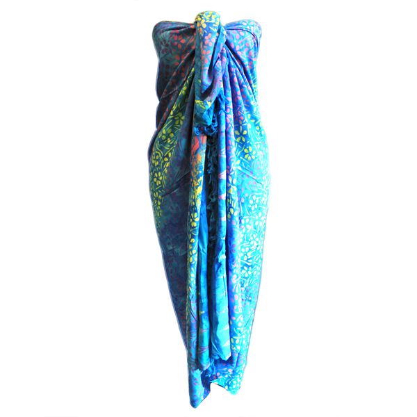 Bali Sarong - Lupienky Kvetov (4 Rôzne Farby)