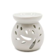 Malá Klasická Biela Aroma Lampa - Výrez Stromu