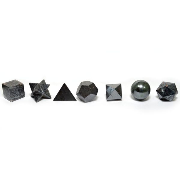 Geometria 7 Tvarov - Set z Čierneho Achátu