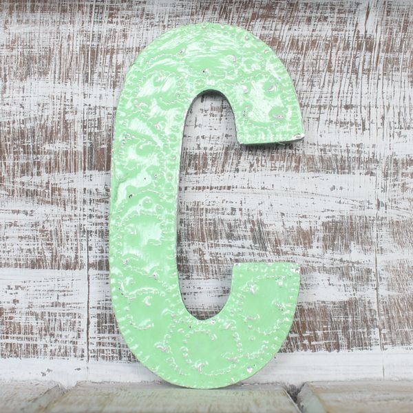 Viacfarebné Písmená "C" - 15cm
