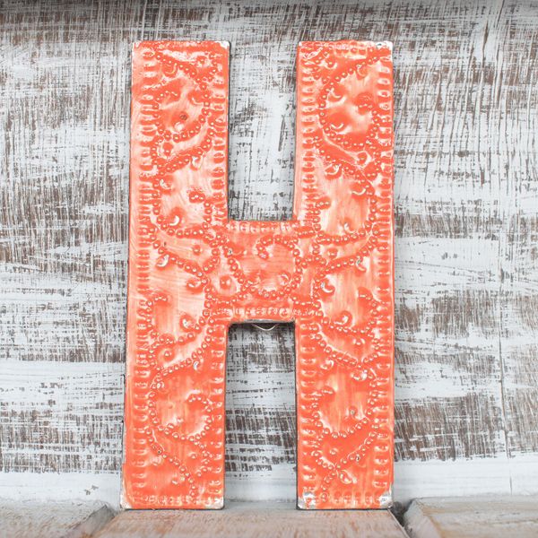 Viacfarebné Písmená "H" - 15cm