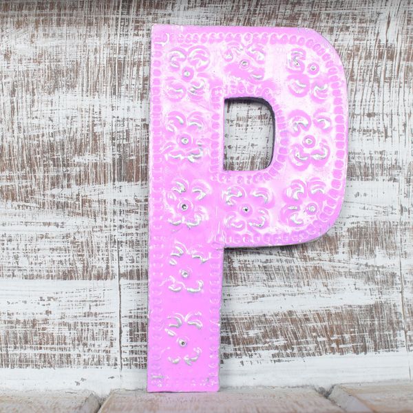 Viacfarebné Písmená "P" - 15cm