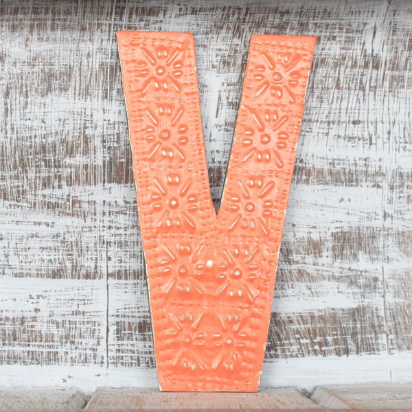 Viacfarebné Písmená "V" - 15cm