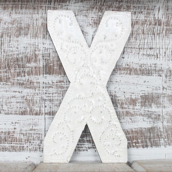Viacfarebné Písmená "X" - 15cm