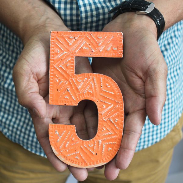 Viacfarebné Čísla "1" - 15cm