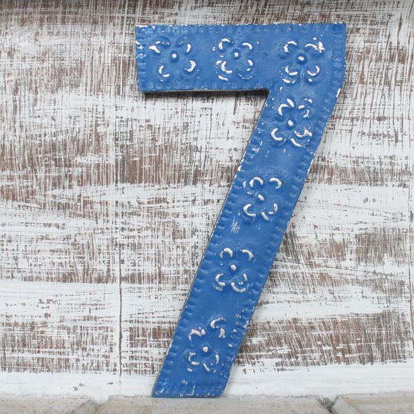 Viacfarebné Čísla "7" - 15cm