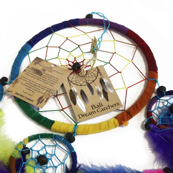 Lapač Snov Bali - Veľký Kruhový - Čierny/Biely/Červený
