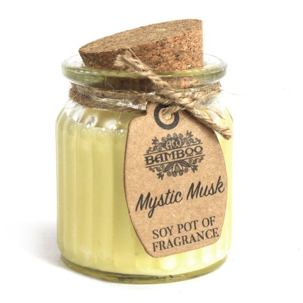 Sójová Vonná Sviečka - Mystický Musk