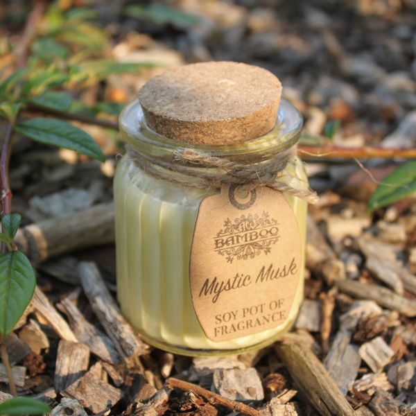 Sójová Vonná Sviečka - Mystický Musk