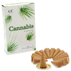 12x Vonné Kužele - Cannabis