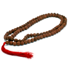 3x 108 Rudraksha Mala - Hnedý