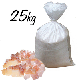 Ružová Himalájska Soľ - Stredné Kusy Kryštálov - 25 kg