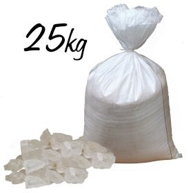 Biela Himalájska Soľ -  Veľké Kusy Kryštálov  25 kg