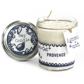 6x Sviečky v Zaváraninovom Pohári - Provence
