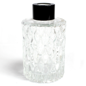 6x Okrúhla Ozdobná Fľaša na Difúzor s Uzáverom - 150ml