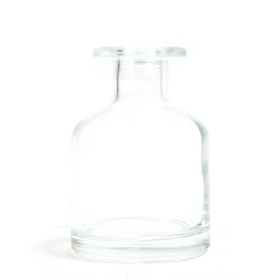 6x Oválna Alchymistická Fľaša na Difúzor - Čistá - 140 ml