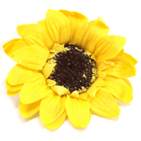 50x Mydlové Kvety pre Šikovné Ruky - Veľká Slnečnica - Žltá