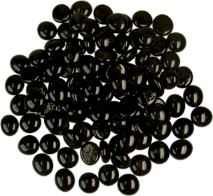 Sklené Kamienky 5 kg - Čierne