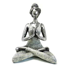 Joga Lady Figúrka - Strieborno - Biela 24 cm