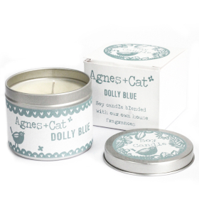 Sójová Sviečka v Plechovke - Dolly Blue
