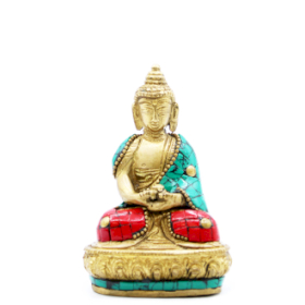 Mosadzná Figúrka Budhu - Amitabha - 9.5 cm