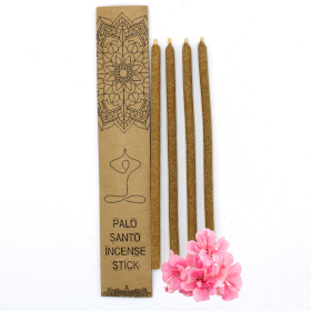 3x Palo Santo Veľké Vonné Tyčinky - Čerstvé Kvety