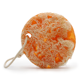 10x Ovocné Peelingové Mydlo so Šnúrkou - Grapefruit - bez Etikety