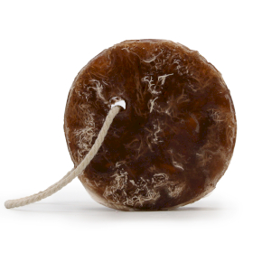 10x Ovocné Peelingové Mydlo so Šnúrkou - Kokos - bez Etikety