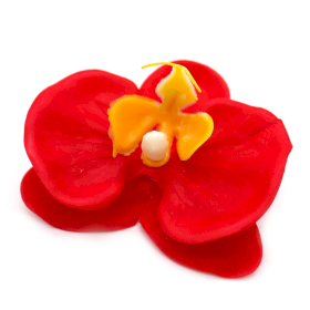 25x Mydlové Kvety pre Šikovné Ruky - Orchidea - Červená