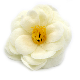 36x Mydlové Kvety pre Šikovné Ruky  - Kamélia - Krémová