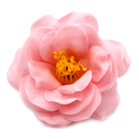 36x Mydlové Kvety pre Šikovné Ruky  - Kamélia - Bledoružová