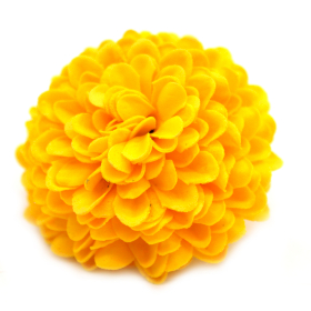 28x Mydlové Kvety pre Šikovné Ruky - Chryzantéma Malá - Žltá