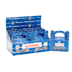 6x Krabička s 24 Kužeľmi Tečúci Dym - Satya Nag Champa