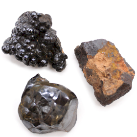 Vzorky Minerálov - Prírodný Hematit ( cca 20 kusov)