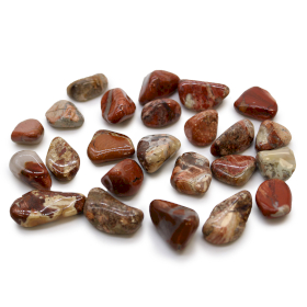 24x Malé Africké Kamene - Jaspis Svetlý – Brekciovaný