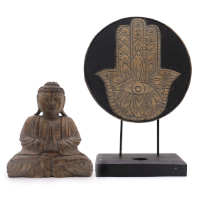 Budha Feng Shui Set - Hamsa - Šedý