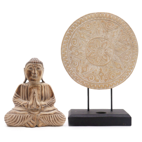 Budha Feng Shui Set - Klasická Mandala - Prírodný