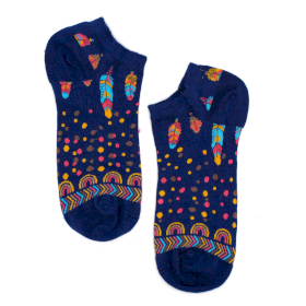 3x Bambusové ponožky  Hop Hare Nízke (36-40) - Indiánske Perie