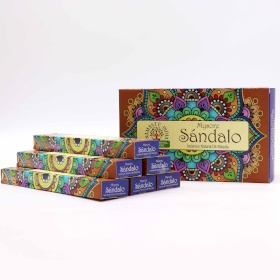 12x Vonné Tyčinky Namaste Mandala Masala - Santalové Drevo