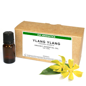 10x Ylang Ylang Bio Esenciálny Olej 10ml -  Bez Etikety