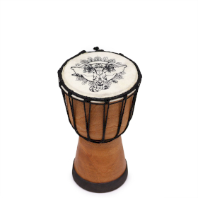 Ručne Vyrobený Bubon Djembe -  Výška 20cm