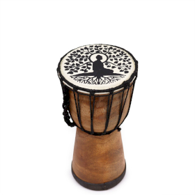 Ručne Vyrobený Bubon Djembe -  Výška 25cm