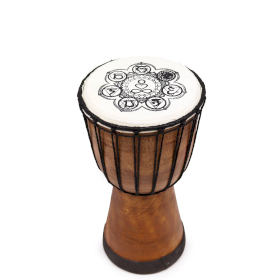 Ručne Vyrobený Bubon Djembe -  Výška 30cm