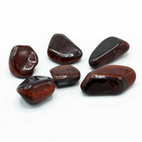 6x Veľké Africké Kamene - Tigrie Oko – Červený – Veľkosť 8 – 30 mm (KG)