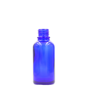 255x 5ml Modrá Sklenená Fľaška - Bez Uzáveru