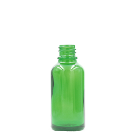 255x 5 ml Zelená Sklenená Fľaška - Bez Uzáveru
