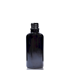 255x 5ml Čierna Sklenená Fľaška - Bez Uzáveru