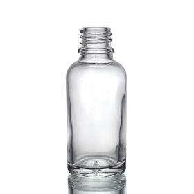 110x 30ml  Číra Sklenená Fľaška - Bez Uzáveru