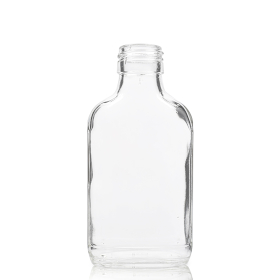 80x 200ml  Fľaša z Číreho Skla s Hliníkovým Uzáverom