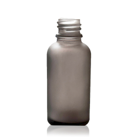 264x 50ml Fľaška z Matného Šedého Skla - Bez Uzáveru